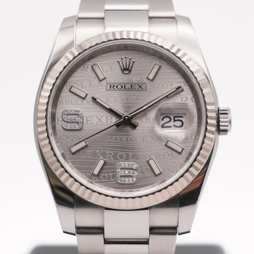 Rolex Datejust 36 seltenes Zifferblatt mit Diamanten