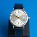 IWC Portofino Automatic 37 IW458101, Frontansicht silbernes Zifferblatt mit Diamanten
