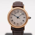 Breguet Classique 8067BA/52/964 Gelbgold Frontansicht mit silbernem Zifferblatt