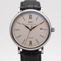 IWC Schaffhausen Portofino Automatic 40 Zifferblatt silber