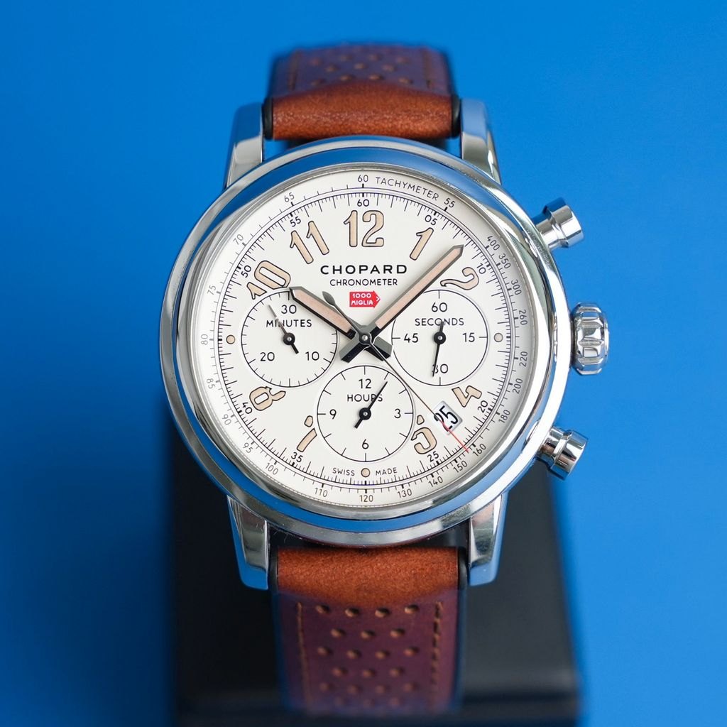 Chopard Mille Miglia Classic 168589-3033, Frontansicht weißes Zifferblatt