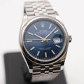 Rolex Datejust 36, blaues Zifferblatt, Jubilee