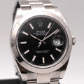 Rolex Datejust 41, schwarzes Zifferblatt