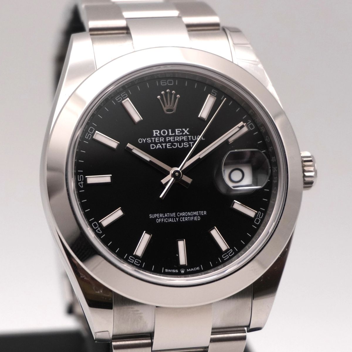 Rolex Datejust 41, schwarzes Zifferblatt