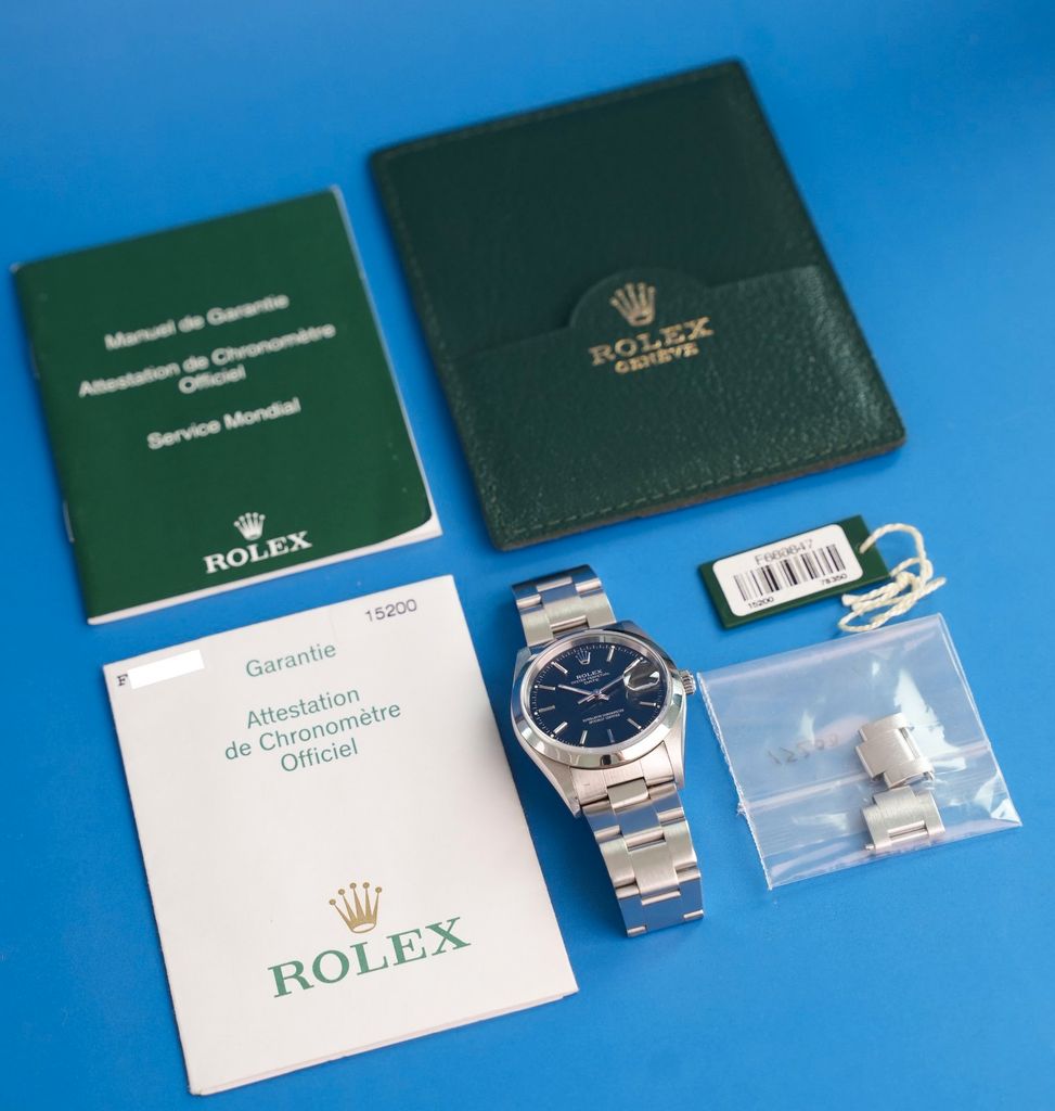Rolex Oyster Perpetual Date 34 — am Handgelenk