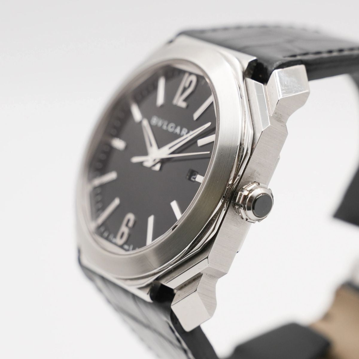 Bvlgari Octo Solotempo Automatik 41mm Zifferblatt Schwarz
