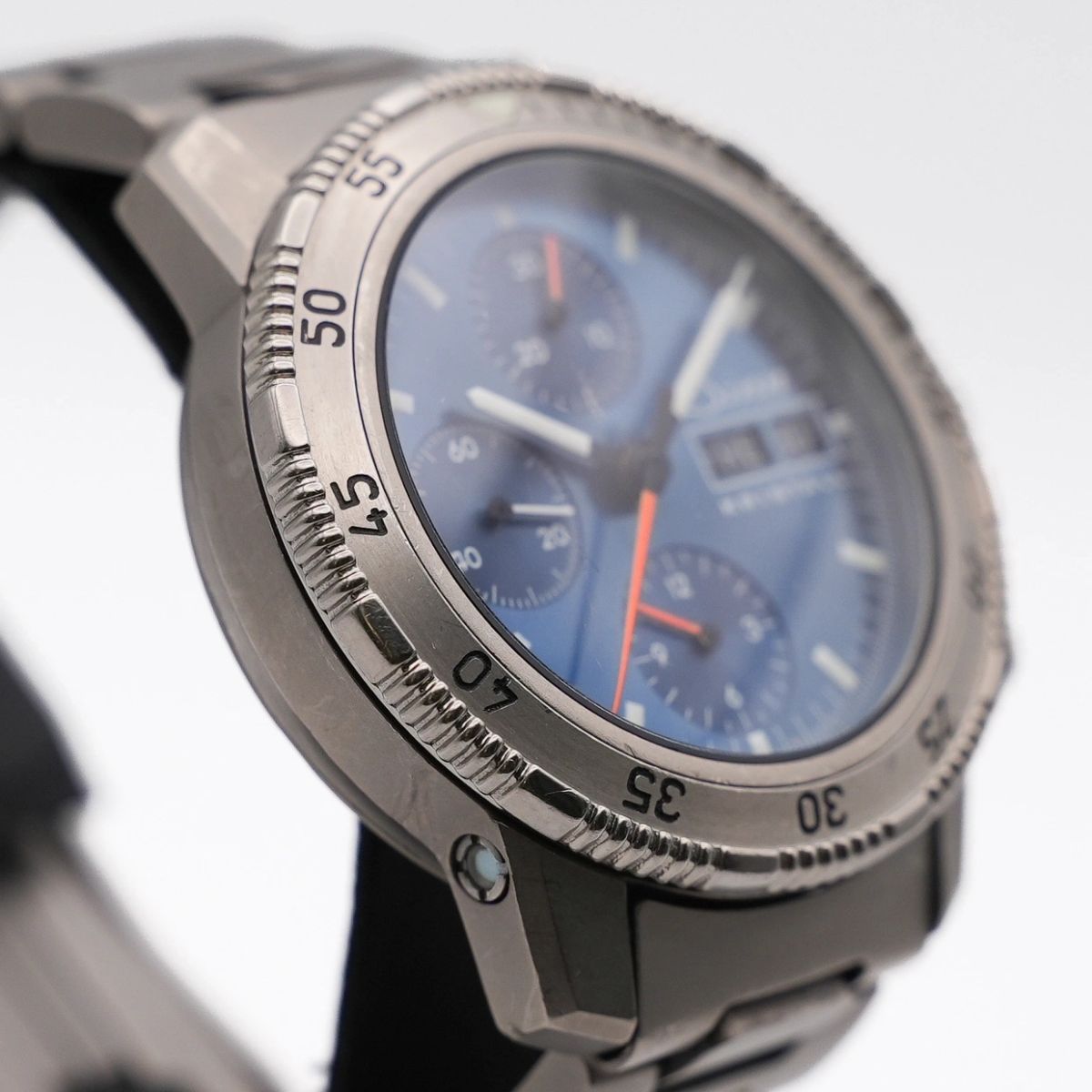 Sinn 203 Ti Chronograph Automatik Sinn-Rechnung + 1x Titanband Zifferblatt 303 Yukon Kristall