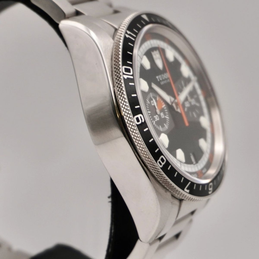 Tudor Heritage Chronograph 42mm Zifferblatt Schwarz