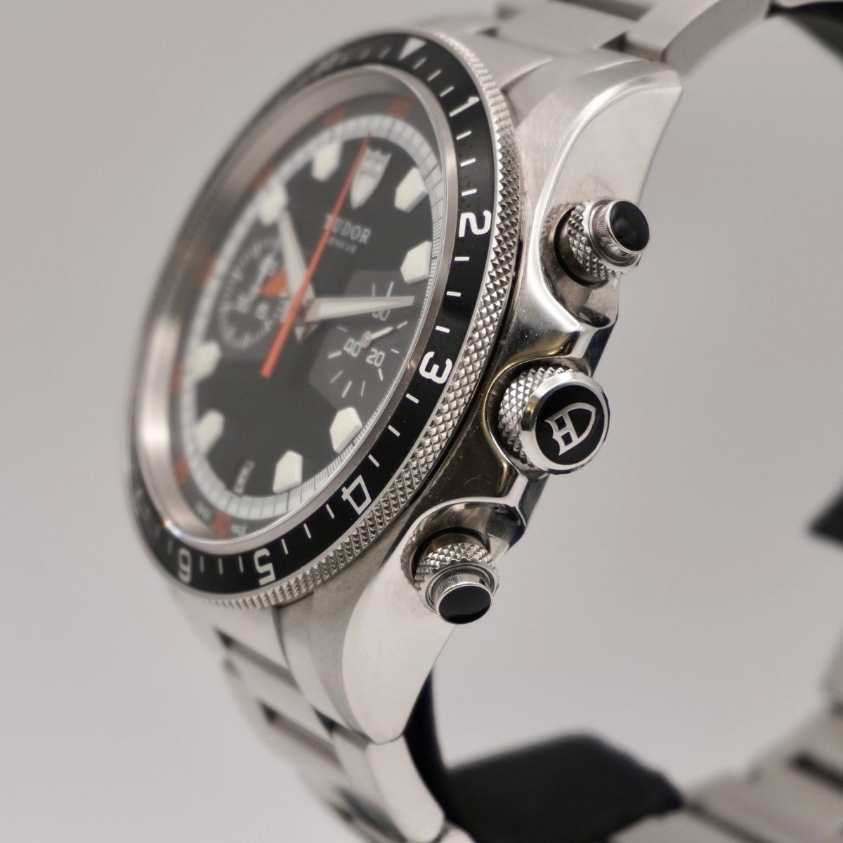 Tudor Heritage Chronograph 42mm Zifferblatt Schwarz