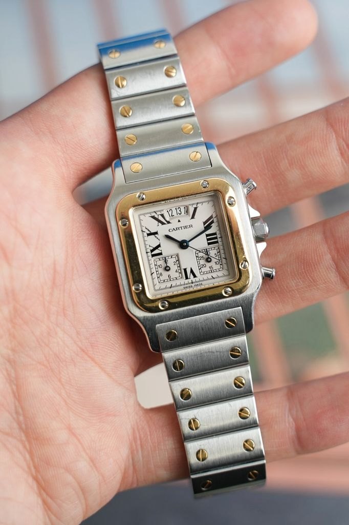 Cartier Santos Galbée Chronograph Ansicht 2