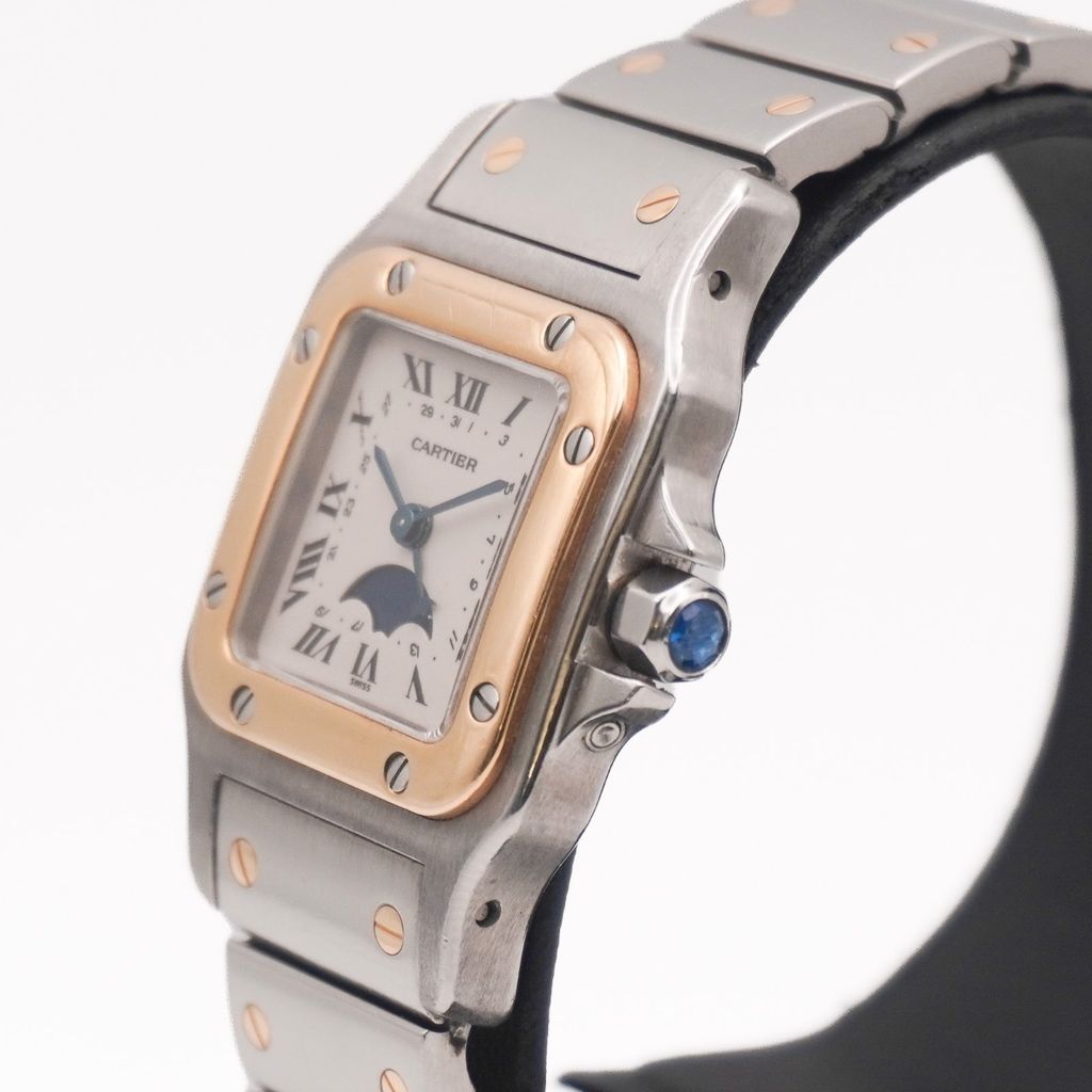 Cartier Santos Galbee Stahl/Gold Ansicht 2