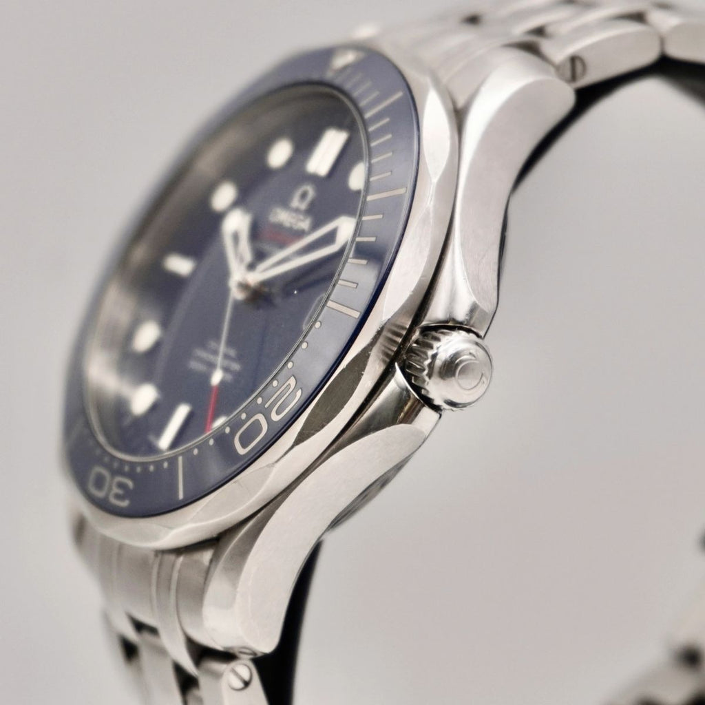 Omega Seamaster Diver 300 M Zifferblatt Blau Garantiekarte