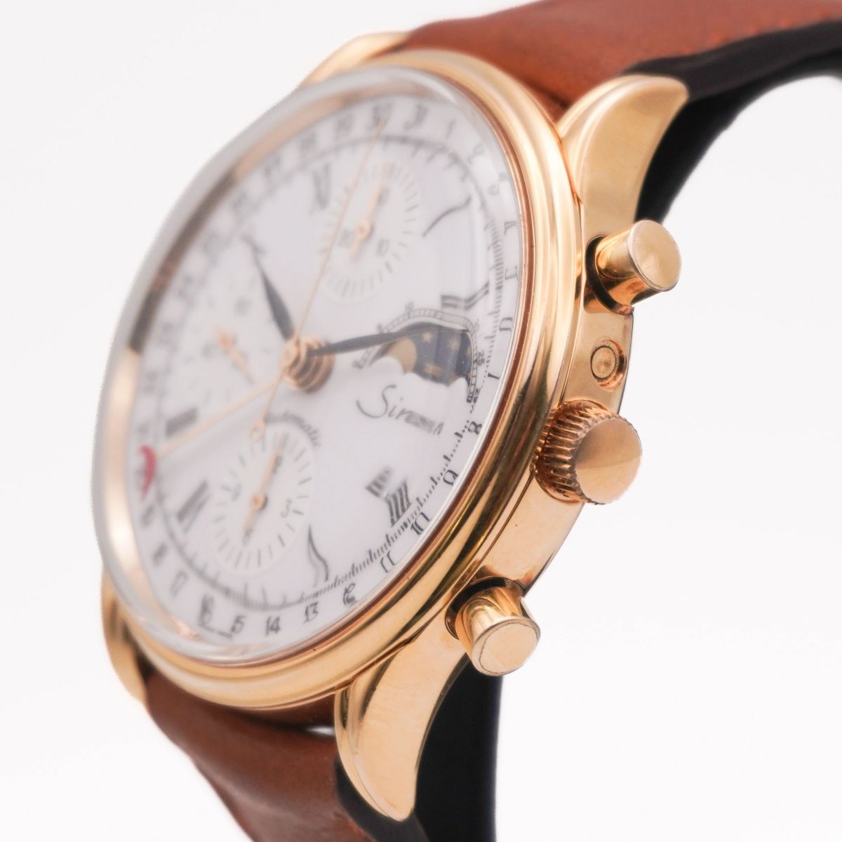 Sinn Chronograph Vollkalender 38mm Weiß 77990 Automatik