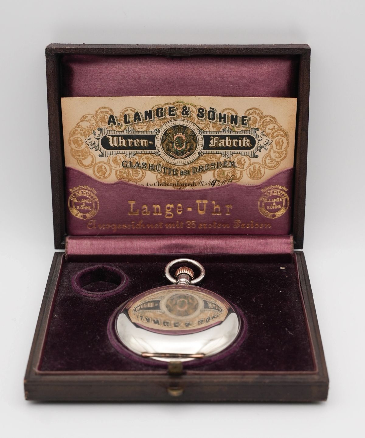 A. Lange & Söhne Glashütte Taschenuhr Kaliber 43 L&S