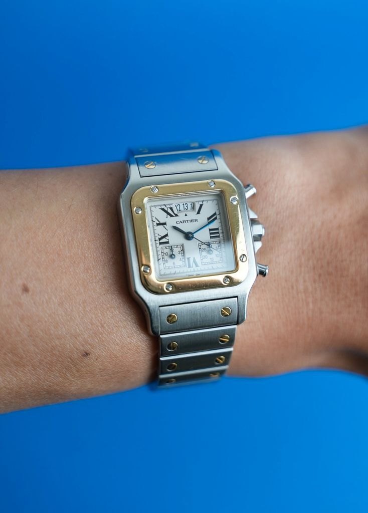 Cartier Santos Galbée Chronograph Ansicht 3