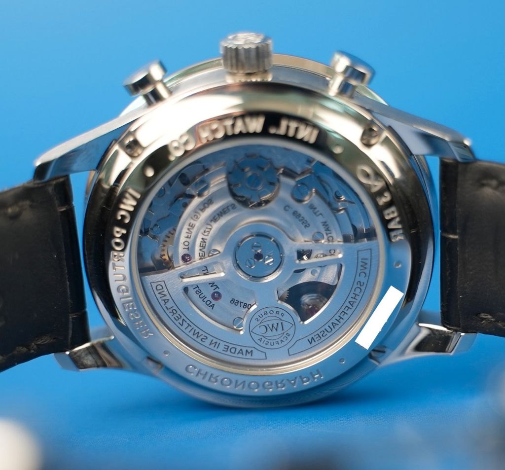 IWC Portugieser Chronograph Zifferblatt Ansicht 4