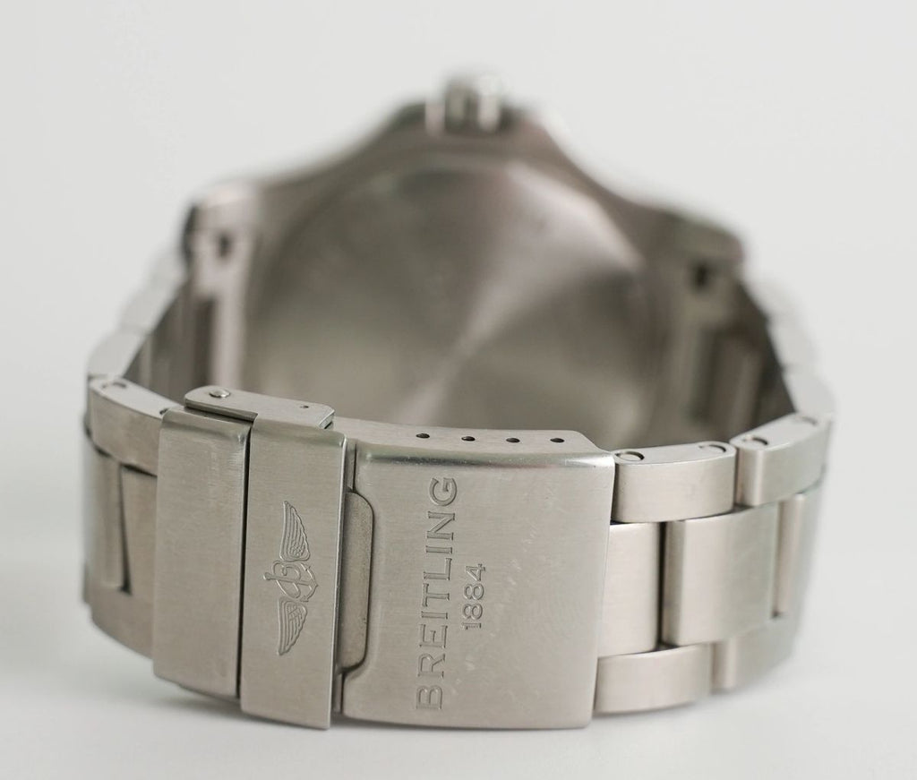 Breitling Chronomat Colt Zifferblatt Blau + Kautschukband