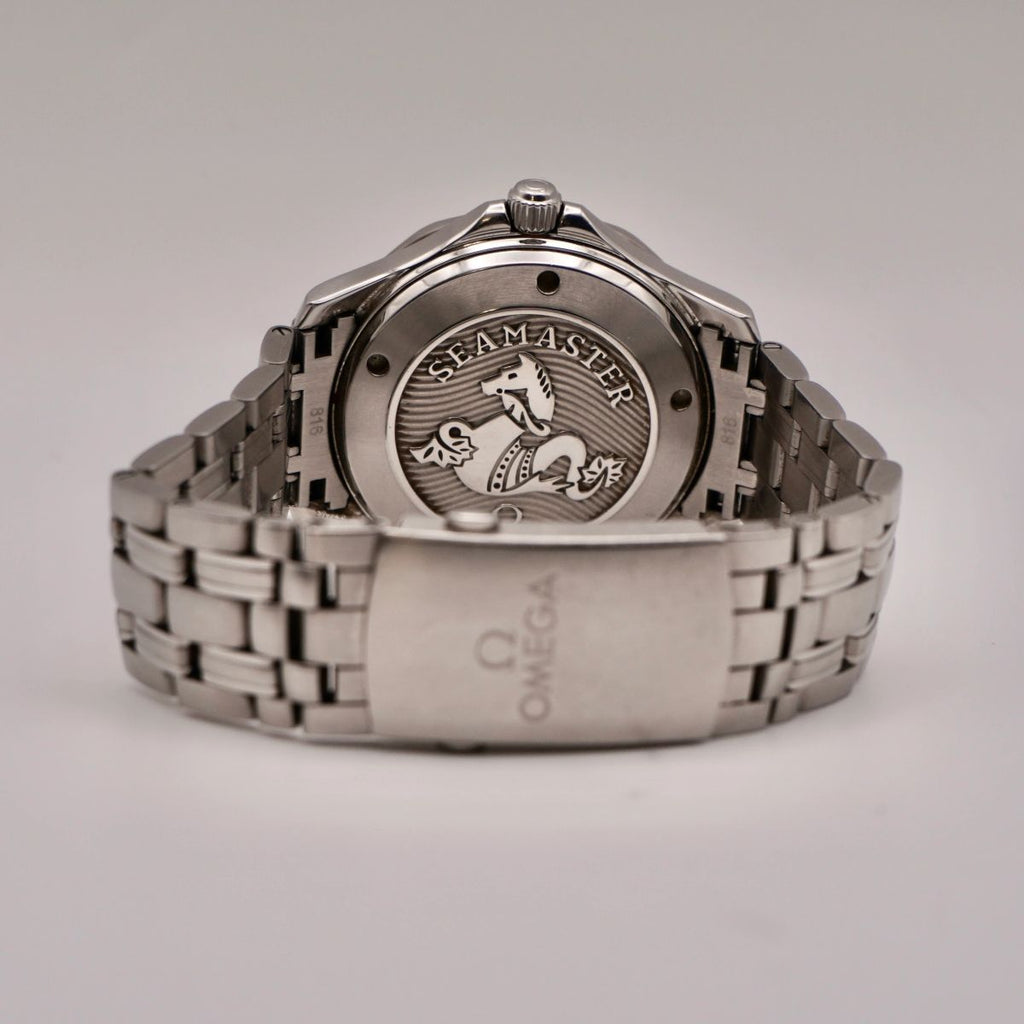 Omega Seamaster Diver 300 M Zifferblatt Blau Garantiekarte