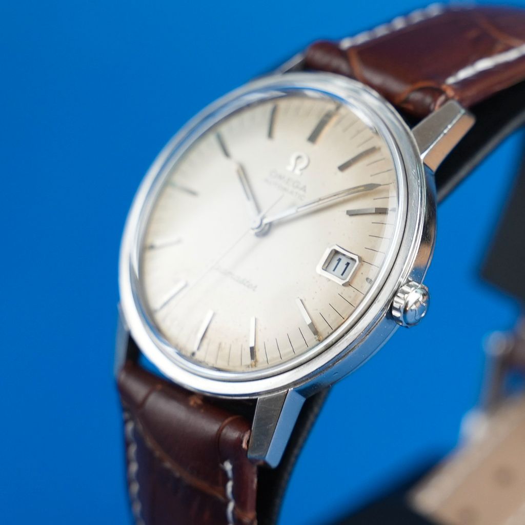 Omega Seamaster Vintage Zifferblatt Nahaufnahme